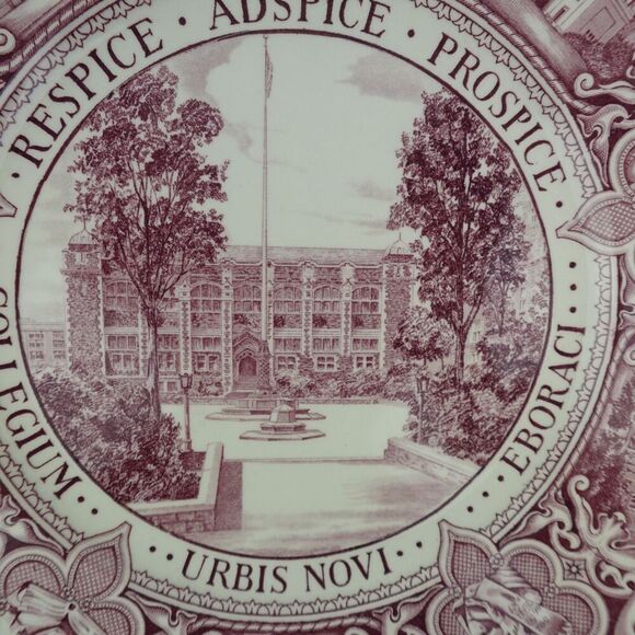 Wedgewood Mulberry Plate College Of The City Of New York The Gymnasium - Picture 6 of 9